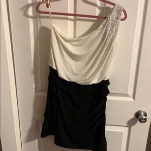 Off the shoulder body con dress